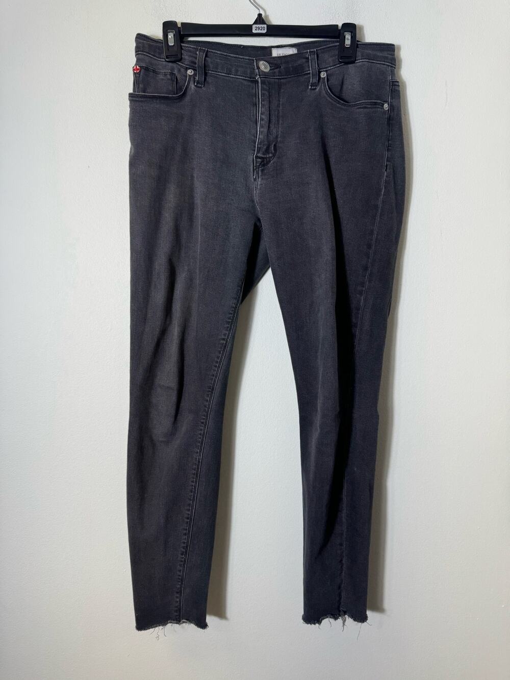 Hudson Gray Natalie Super Skinny Jeans Sz 31
